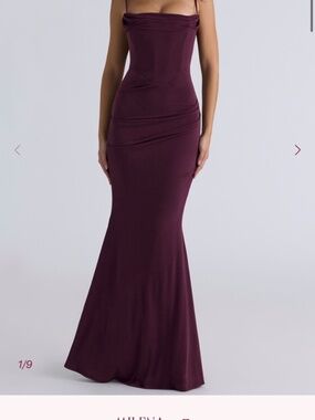 house of cb black cherry velvet maxi dress Clothing : Maxi Dresses : 'Ivy' Black Cherry Velvet Maxi Dress